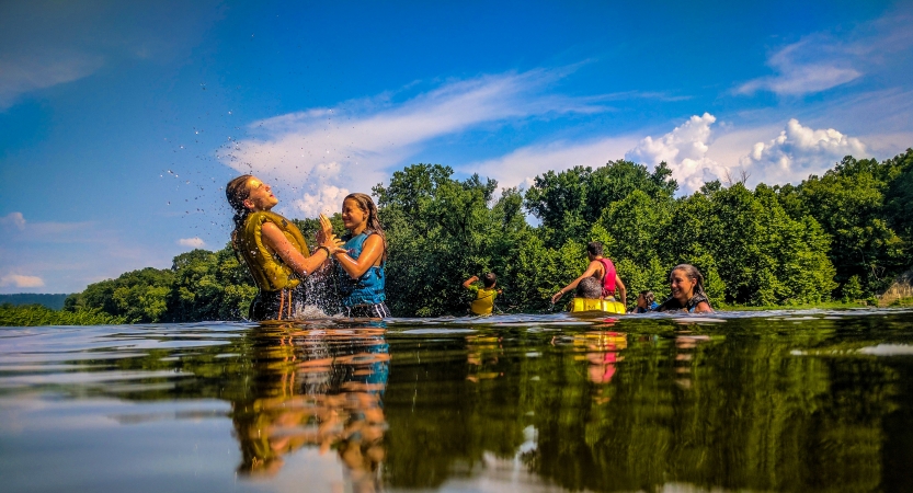 canoeing camp for teens